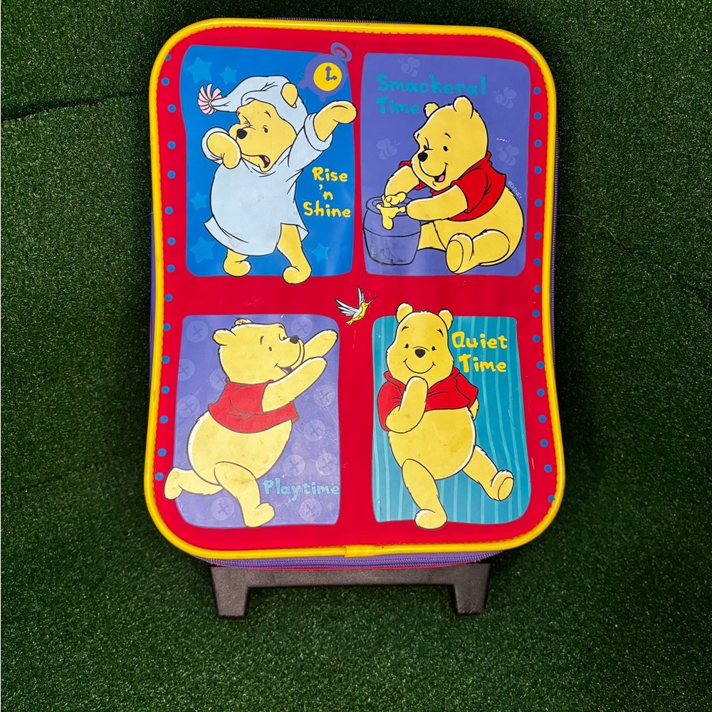 WINNIE THE POOH & TIGER Suitcase Kids RARE Vintage 1990’s DISNEY